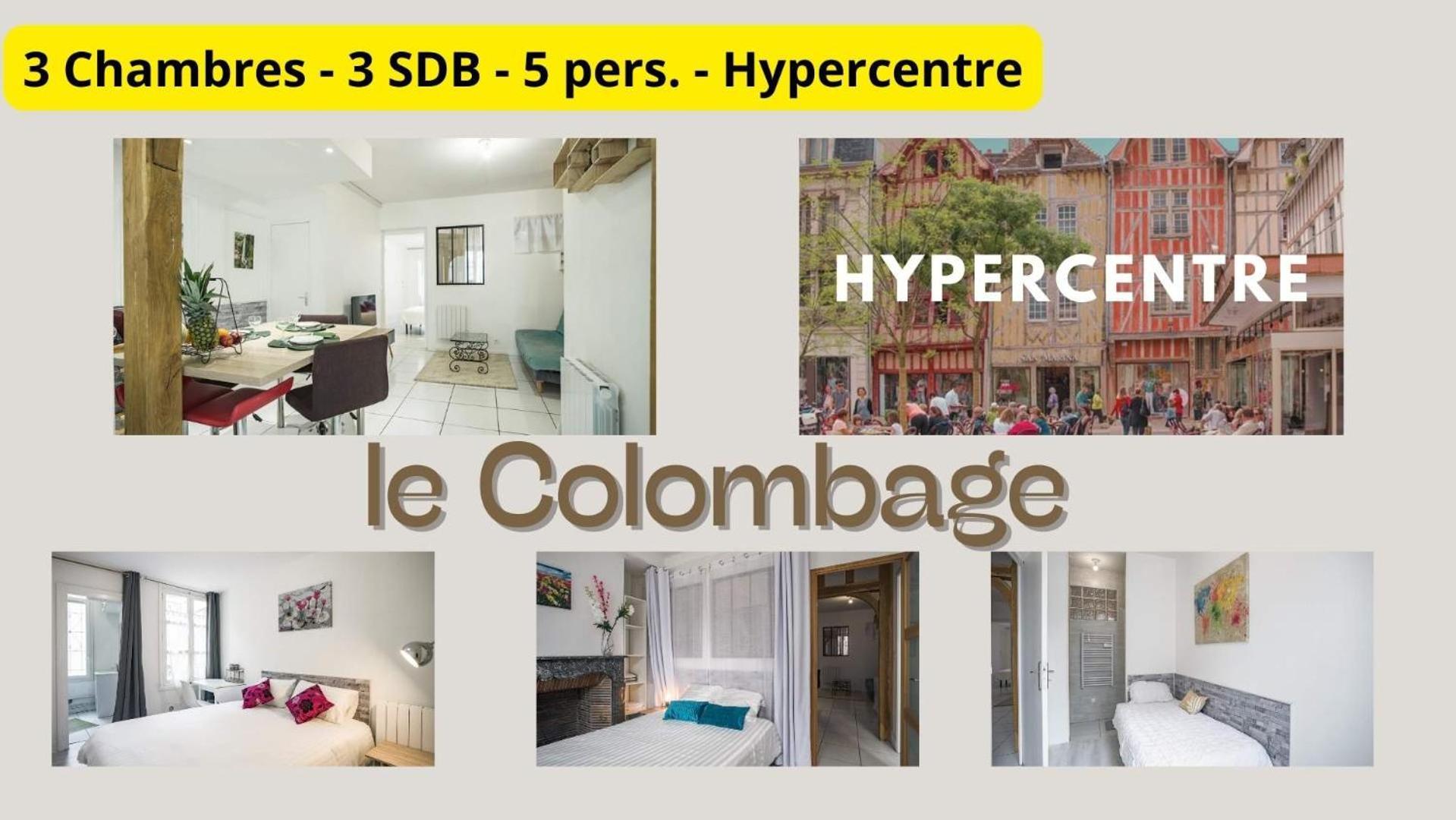 Le Colombage-3 Chambres- Hypercentre Troyes Exteriör bild